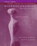 Tapa de Study Guide to Accompany Microeconomics