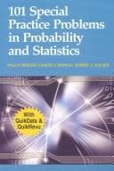 Tapa de 101 special practice problems in probability and statistics