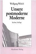 Tapa de Unsere postmoderne Moderne