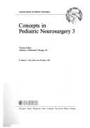 Tapa de Concepts in Pediatric Neurosurgery