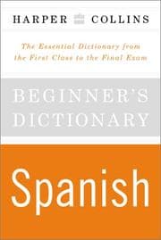 Tapa de HarperCollins Beginner's Spanish Dictionary