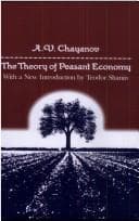 Tapa de A.V. Chayanov on the theory of peasant economy