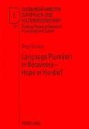 Tapa de Language pluralism in Botswana