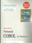 Tapa de Getting Started With Micro Focus Personal COBOL for Windows