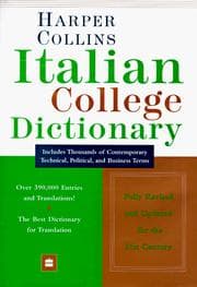 Tapa de Harper Collins Italian College Dictionary