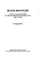 Tapa de Black Mountain (International African Library)