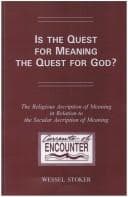 Tapa de Is The Quest For Meaning The Quest For God?