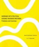 Tapa de Working with political science research methods