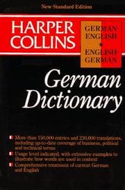Tapa de Collins German-English, English-German dictionary