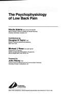 Tapa de The psychophysiology of low back pain