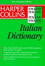 Tapa de Collins English-Italian, Italian-English dictionary