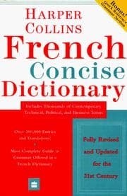 Tapa de HarperCollins French Concise Dictionary