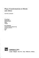 Tapa de Phase transformations in metals and alloys