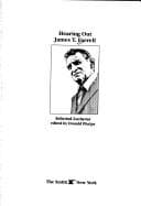 Tapa de Hearing Out James t Farrell