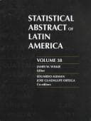 Tapa de Statistical Abstract of Latin America (Statistical Abstract of Latin America) Volume 38