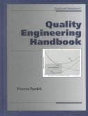 Tapa de Quality Engineering Handbook (Quality and Reliability, 57)