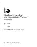 Tapa de Handbook of Industrial and Organizational Psychology (Vol. 2)