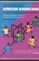 Tapa de Retaining African Americans in higher education