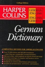 Tapa de Harper Collins German Dictionary/German-English/English-German