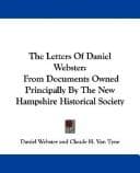 Tapa de The Letters of Daniel Webster