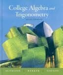Tapa de College Algebra and Trigonometry