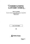 Tapa de Understanding lawyers' ethics