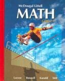 Tapa de Mcdougal Littell Math