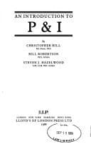 Tapa de An Introduction to P and I