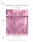 Tapa de Workbook/Lab Manual (Vol. II) to accompany Que tal?