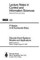 Tapa de Discrete Event Systems: Models and Applications