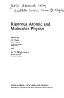 Tapa de Rigorous atomic and molecular physics