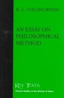 Tapa de An Essay on philosophical method