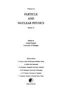 Tapa de Progress in Particle and Nuclear Physics, Volume 41