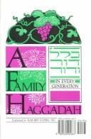 Tapa de Family Haggadah