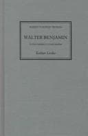 Tapa de Walter Benjamin