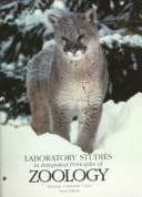 Tapa de Laboratory studies in integrated principles of zoology