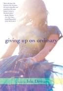 Tapa de Giving Up on Ordinary