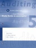 Tapa de Auditing - Study Guide to Accompany Auditing