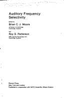 Tapa de Auditory Frequency Selectivity