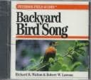 Tapa de Peterson Field Guide(R) to Backyard Bird Song