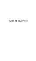 Tapa de Racine et Shakspeare