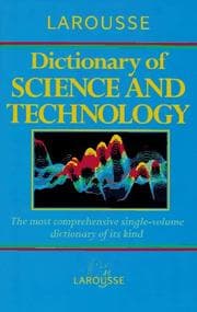 Tapa de Larousse dictionary of science and technology