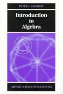 Tapa de Introduction to Algebra