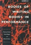 Tapa de Bodies of Writing, Bodies in Performance