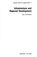 Tapa de Infrastructure and Regional Development (European Research in Regional Science, Vol 1)