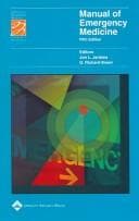 Tapa de Manual of emergency medicine