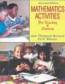 Tapa de Mathematics Activities for Teaching and Learning