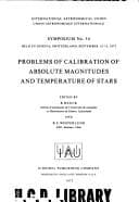 Tapa de Problems of calibration of absolute magnitudes and temperature of stars