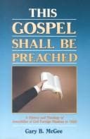 Tapa de This Gospel Shall Be Preached