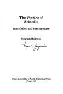 Tapa de The Poetics of Aristotle